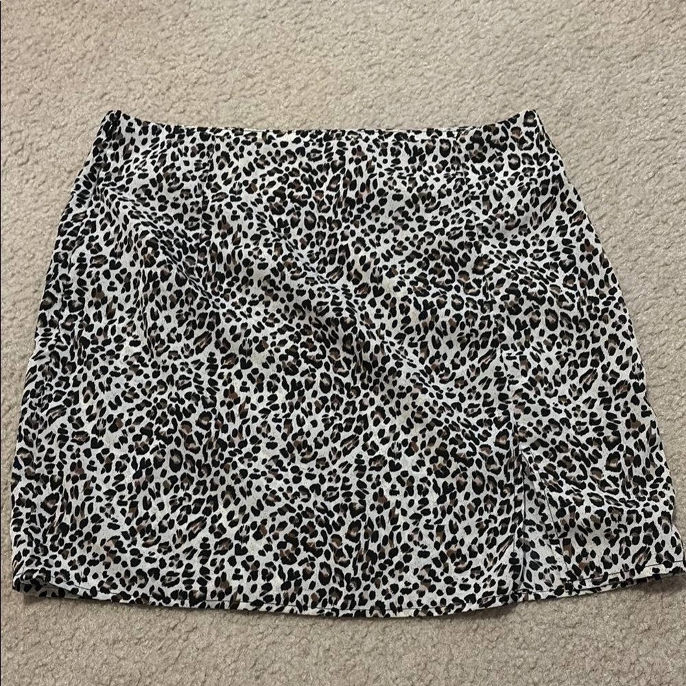 Leopard Print Women's Skirt